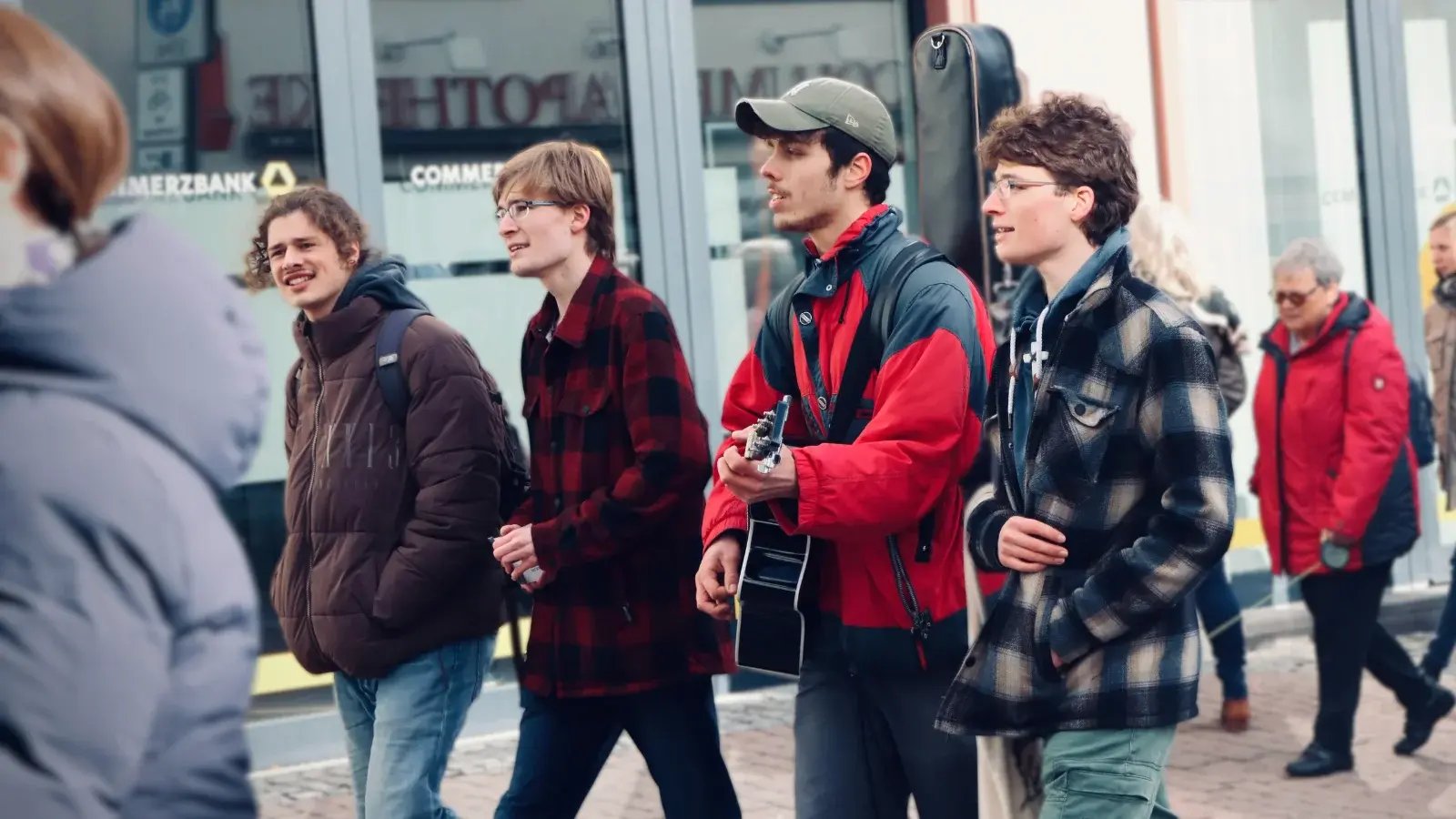 street evangelism with teens in Germany