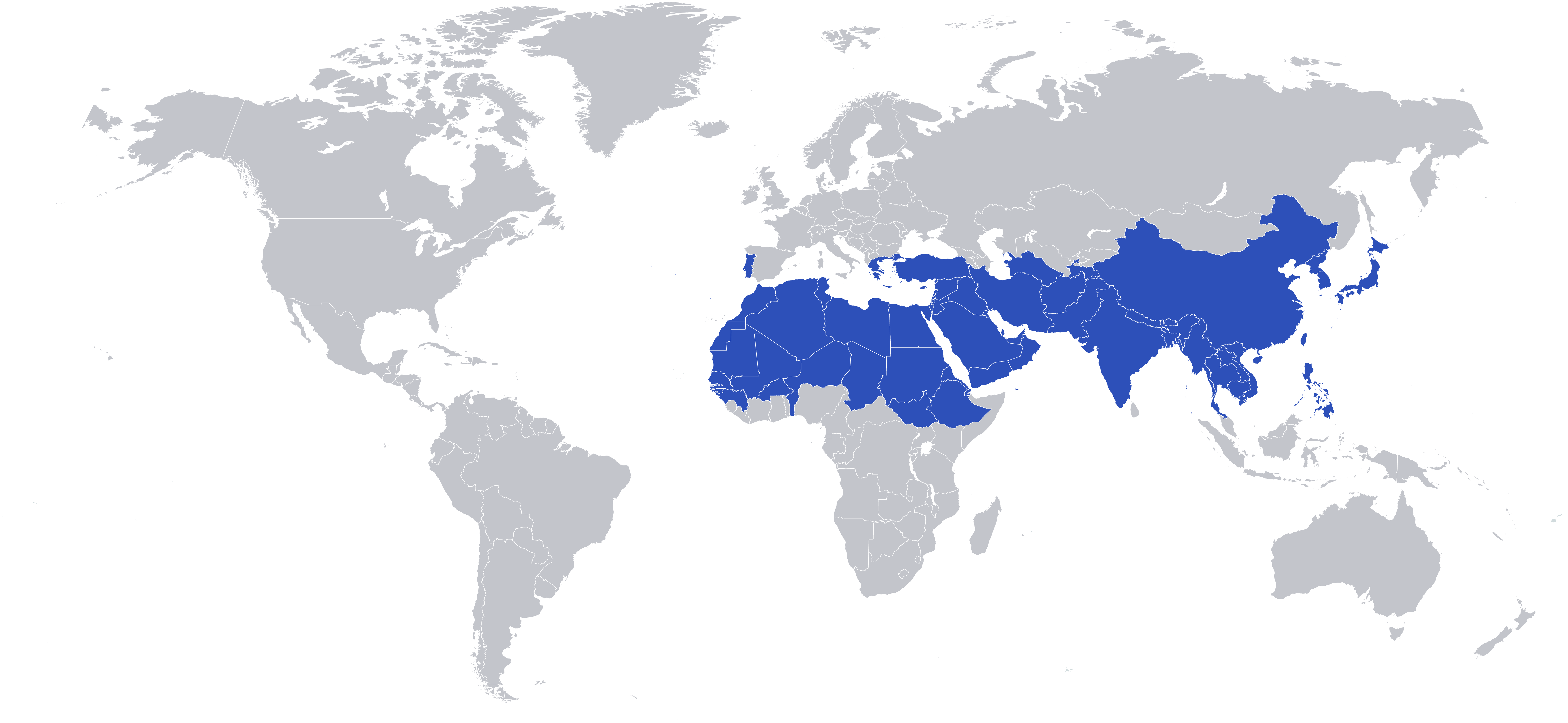 the 1040 window highlighted in blue on a world map